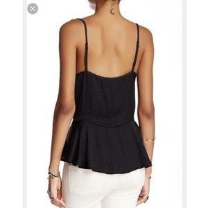 Free People Tops - Free people Polka dot black Cami sz M Free People Tops - Free people Polka dot black Cami sz M